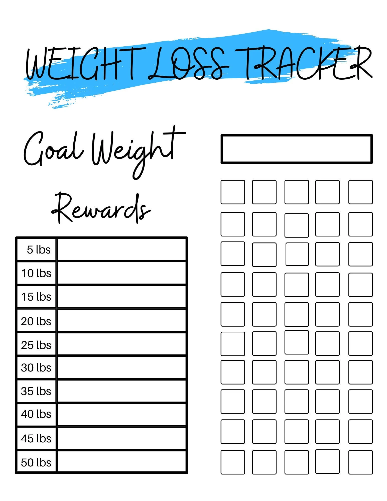 Star Chart For Weight Loss
