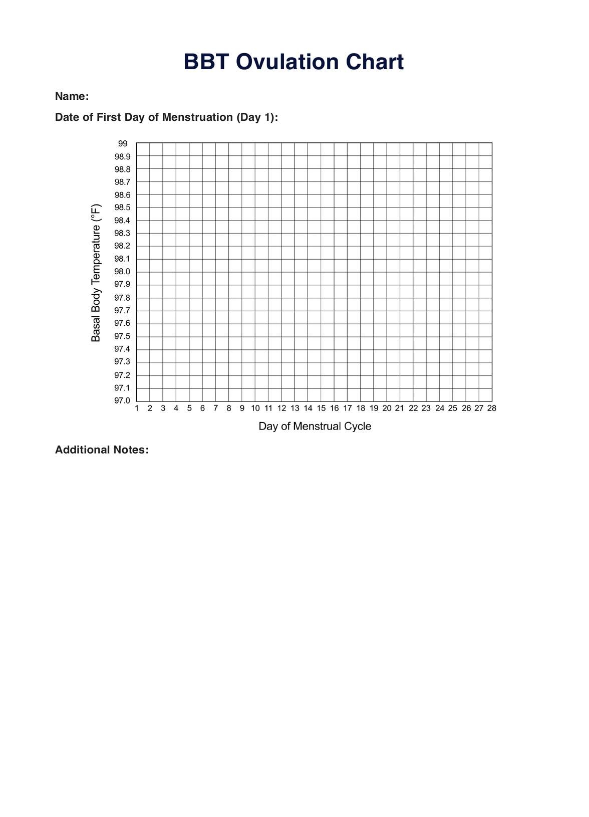 Free Printable Fertility Chart Free Printable Fertility Chart