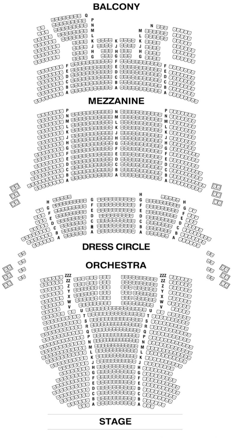 CIBC Theatre Seating Chart Theatre In Chicago
