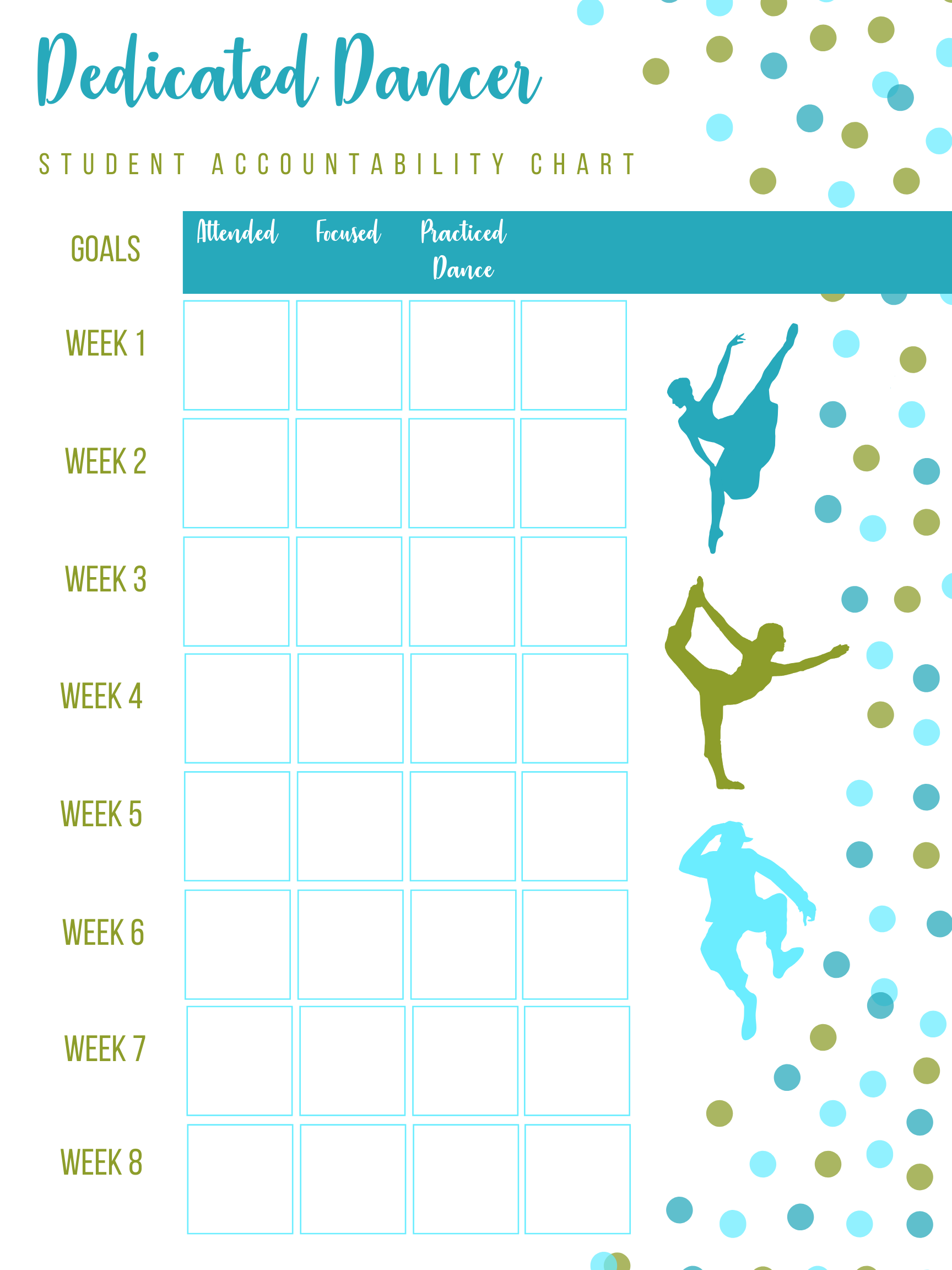 Printable Dance Charts Printable Dance Charts