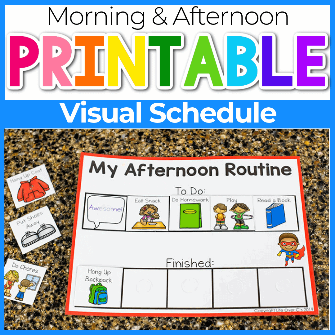Visual Routine Chart Printable