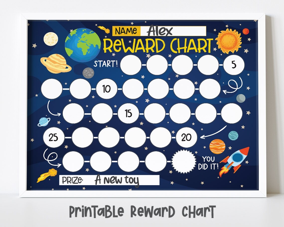 Sticker Chart Printable 30 Day Sticker Chart Printable 30 Day