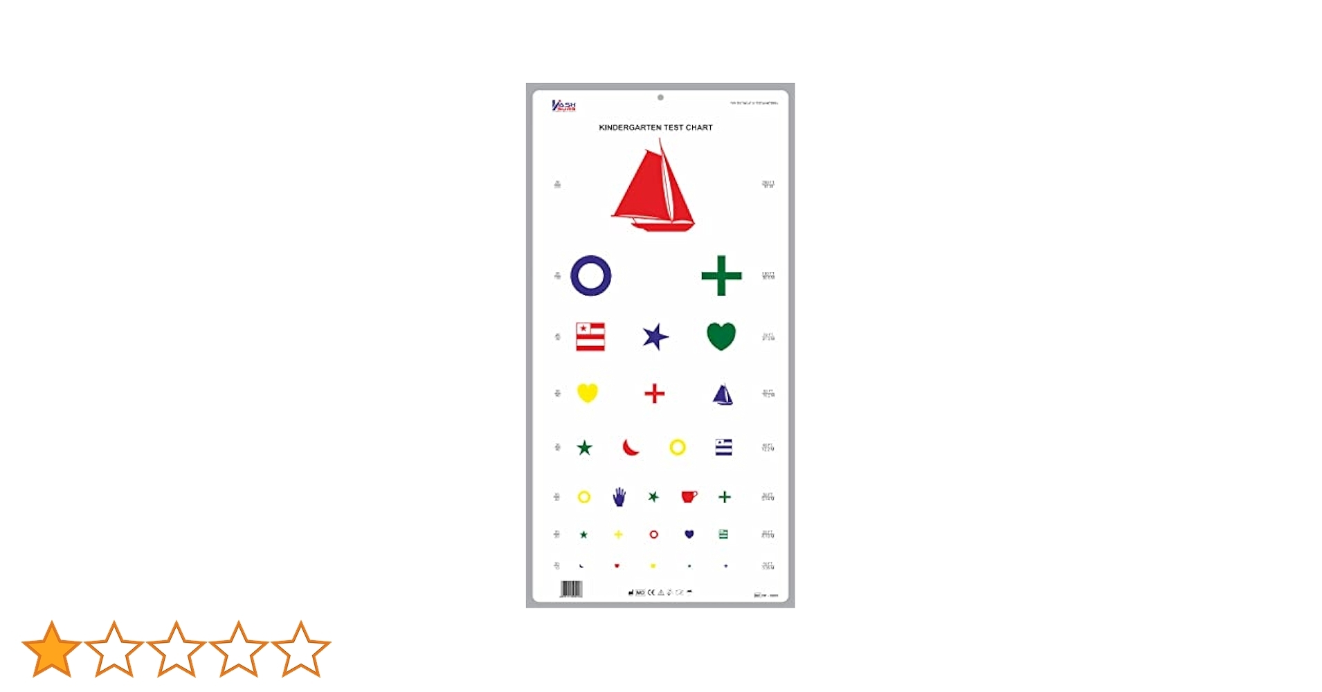 Preschool Free Printable Kindergarten Eye Chart