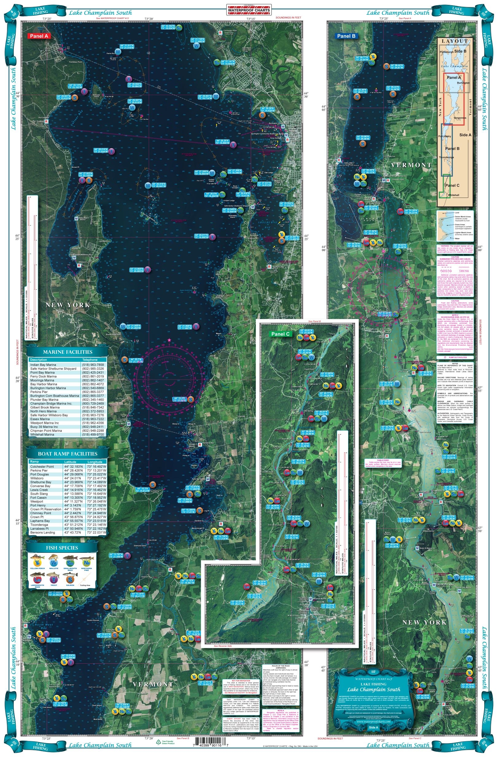 Printable Fishing Charts