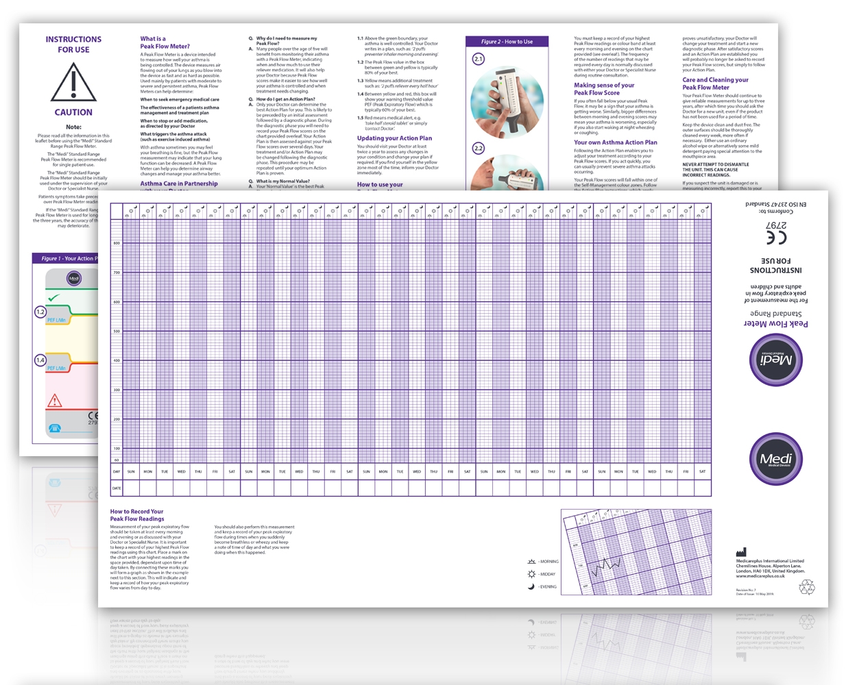 Peak Flow Meter Chart Printable