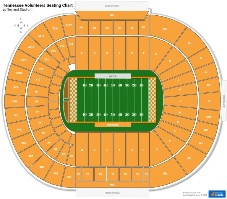 Neyland Stadium Seating Charts RateYourSeats