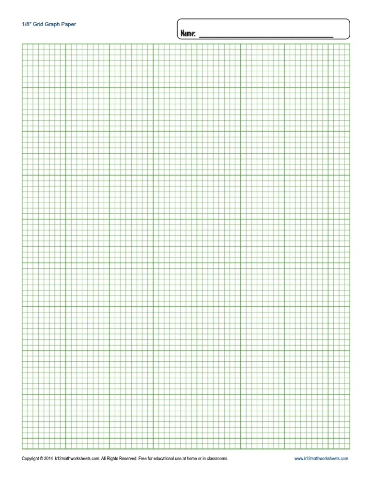 Printable Graph Paper Blank Templates