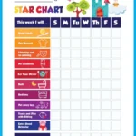 Printable Kids Star Behavior Chart Delta Children