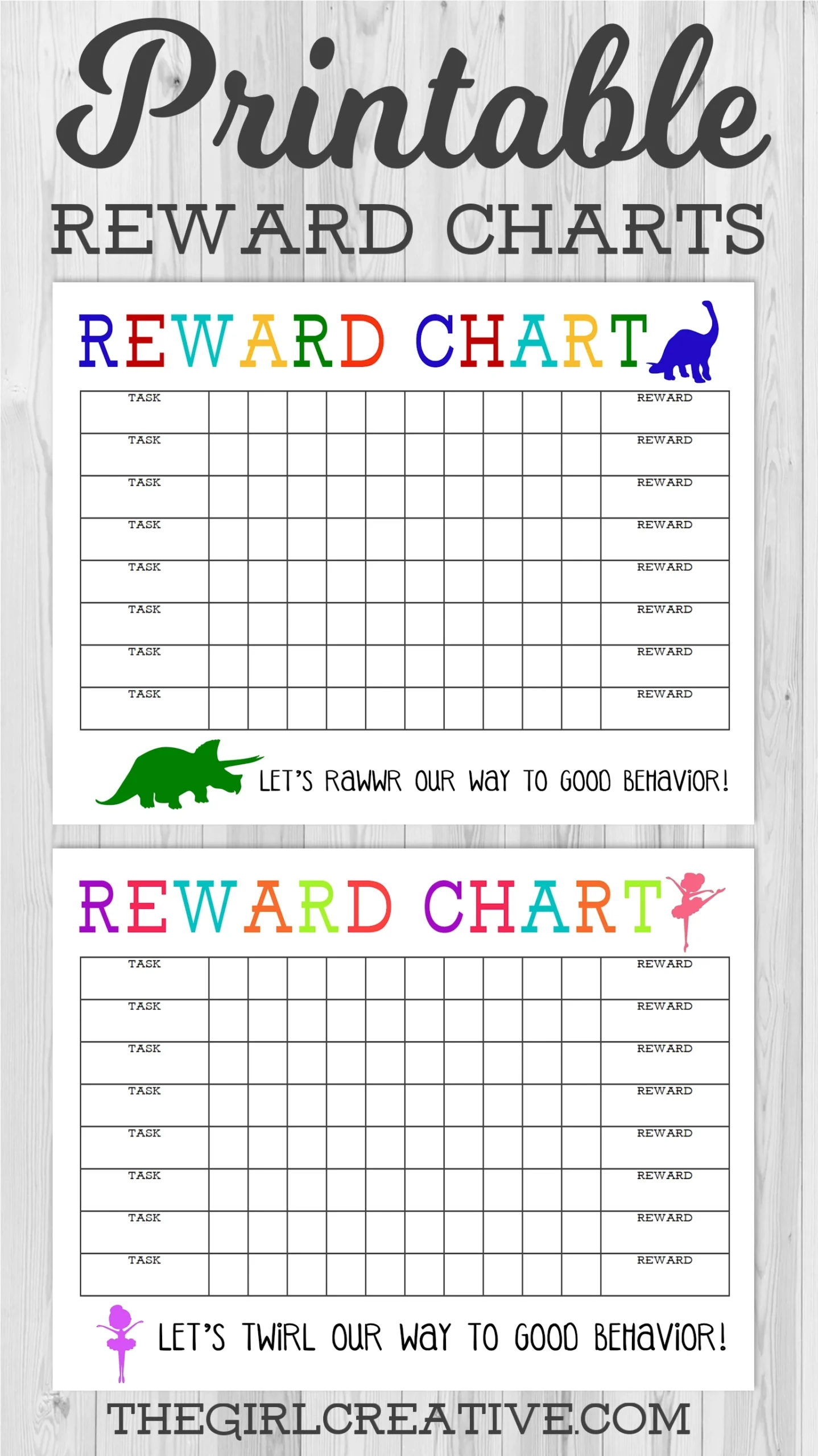 Boys Printable Incentive Chart