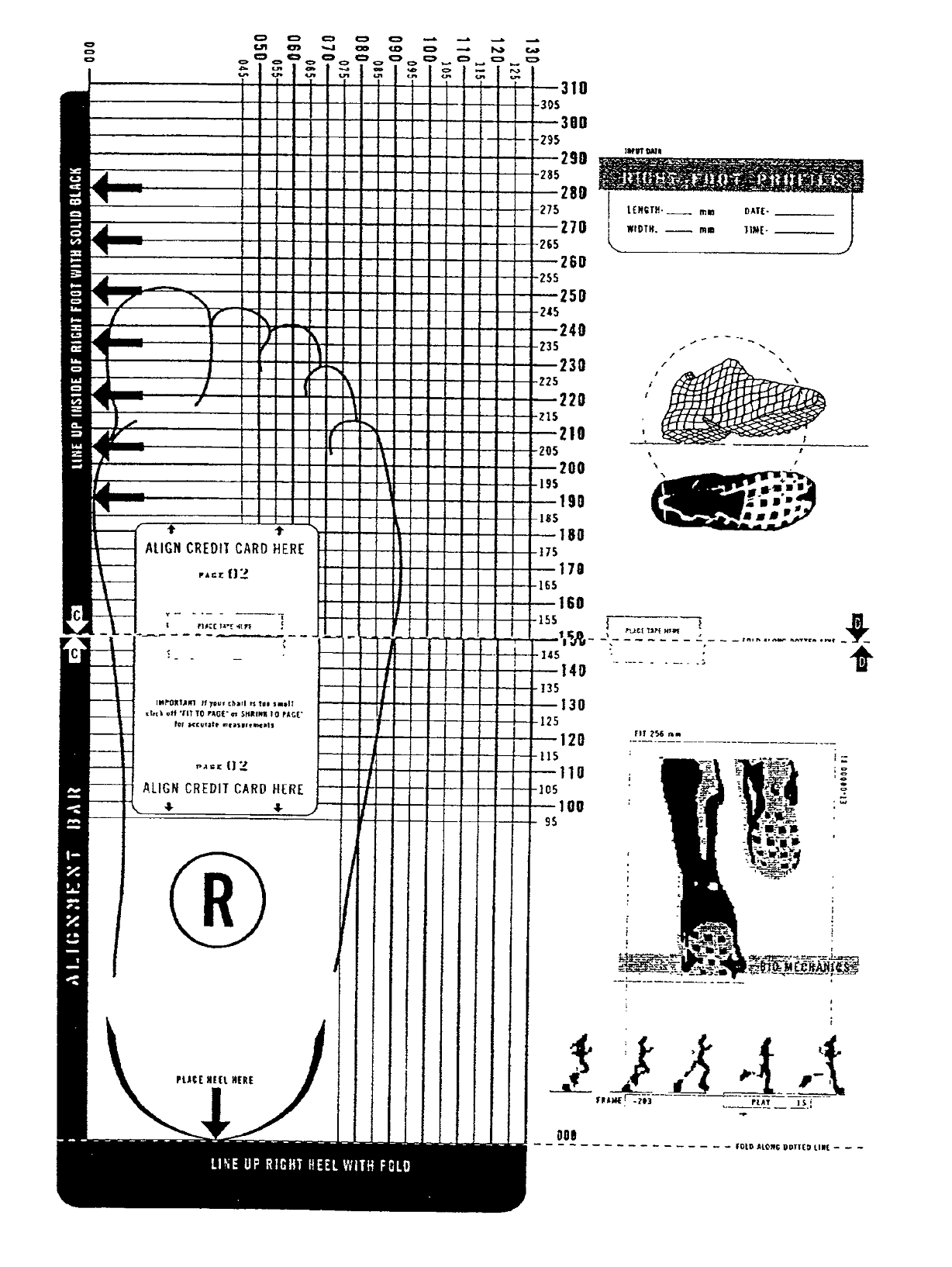 Foot Locker Printable Shoe Size Chart
