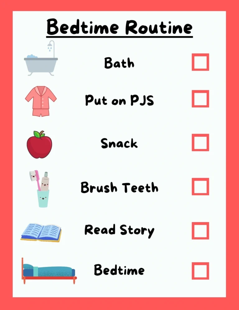 Toddler Bedtime Routine Chart Instant Download Printable Kids Sleep Montessori Children s Preschool Sleep Routine Check Off List Etsy