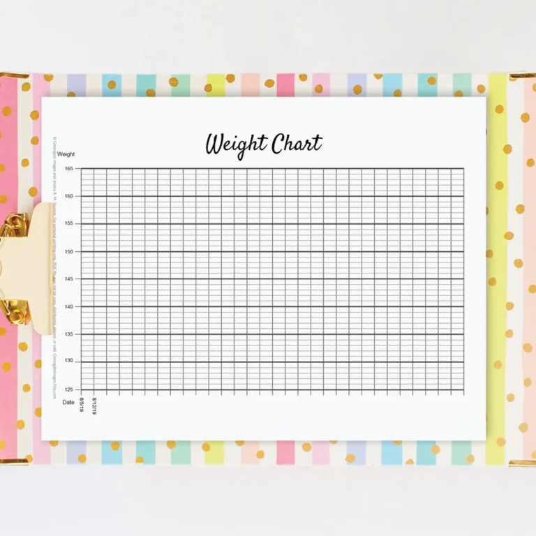 Tracking Chart Weight Loss And Other Data Greengate Images