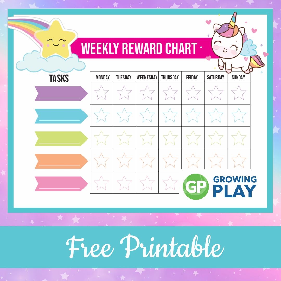 Reward Chart Printable Sparklebox