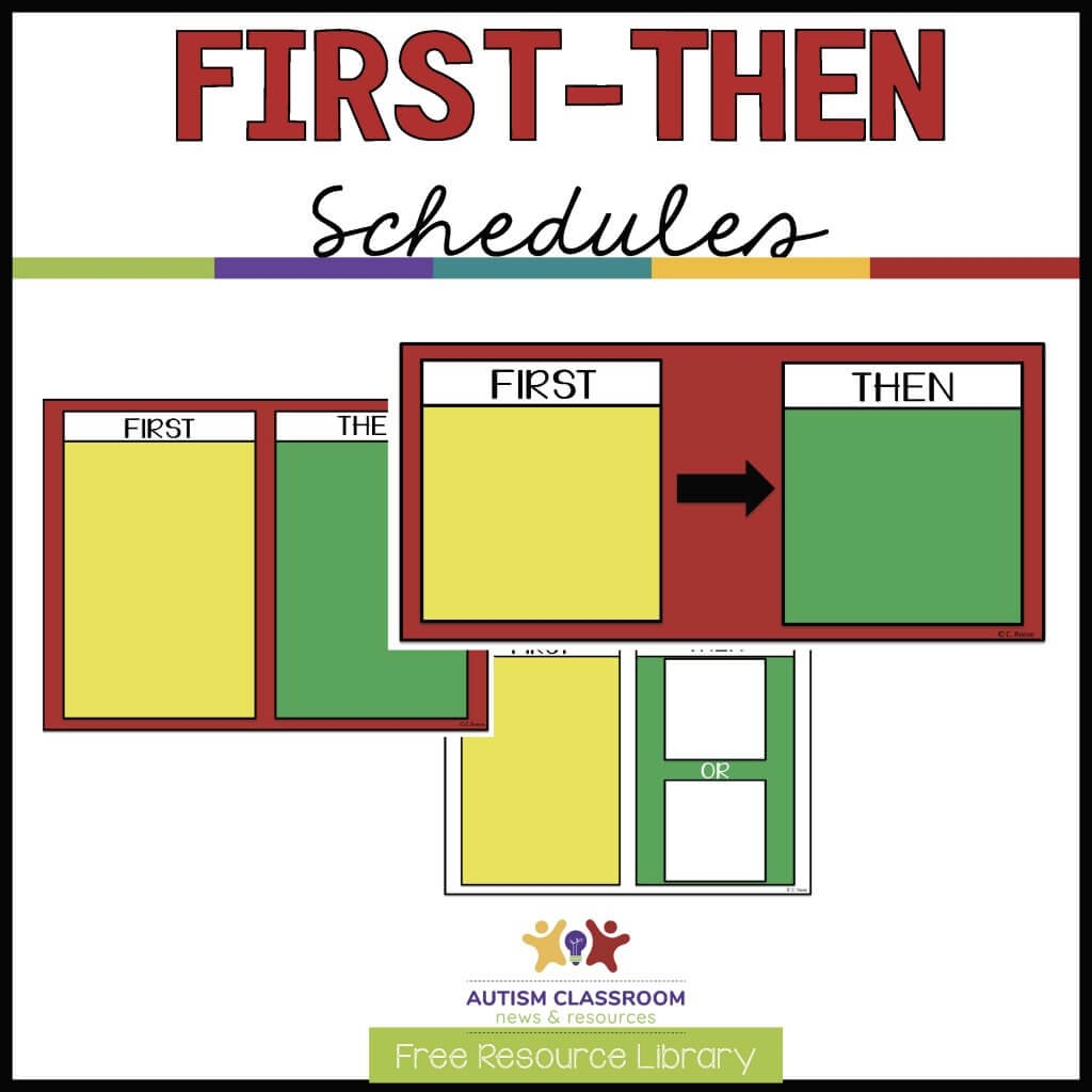 Free Printable First Then Chart Printable
