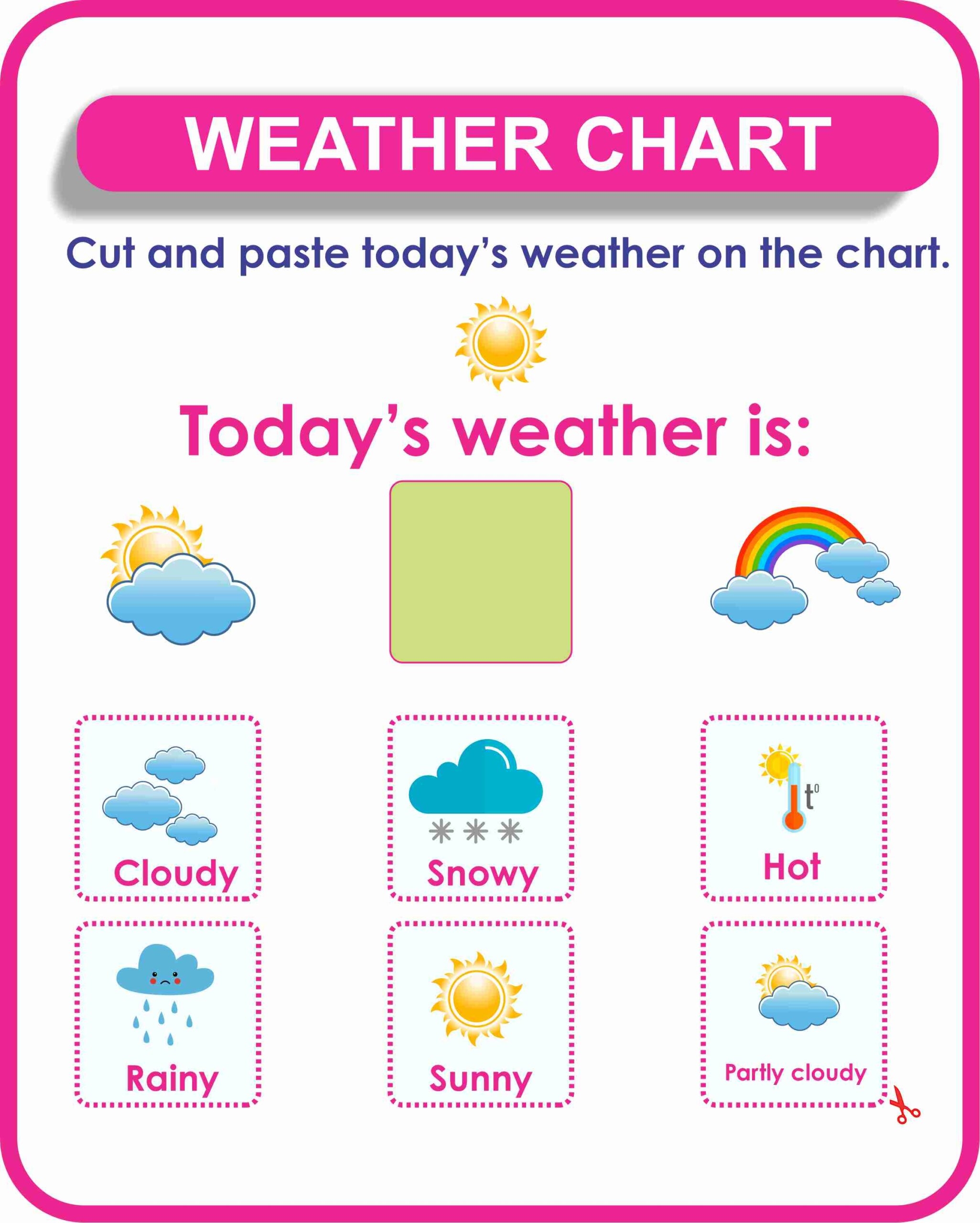 Weather Chart Printable