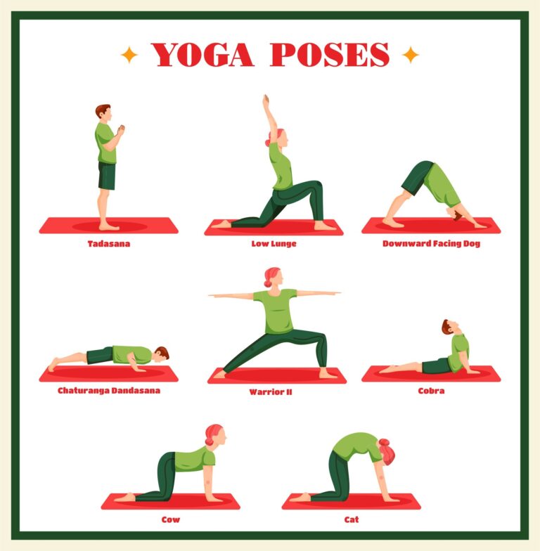 Yoga Poses Chart 10 Free PDF Printables Printablee