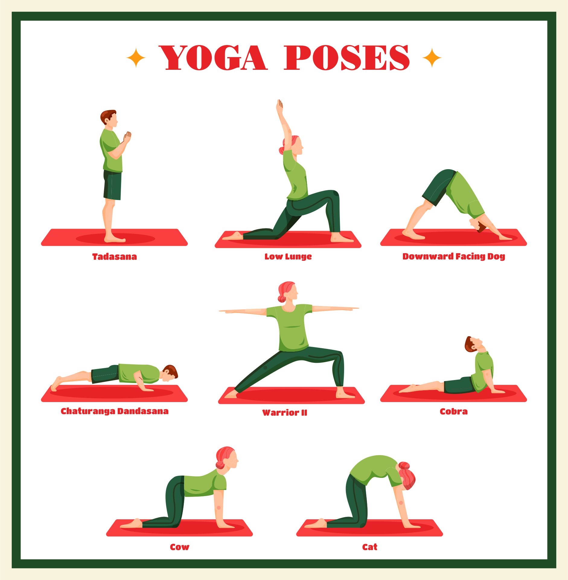 Yoga Printable Chart