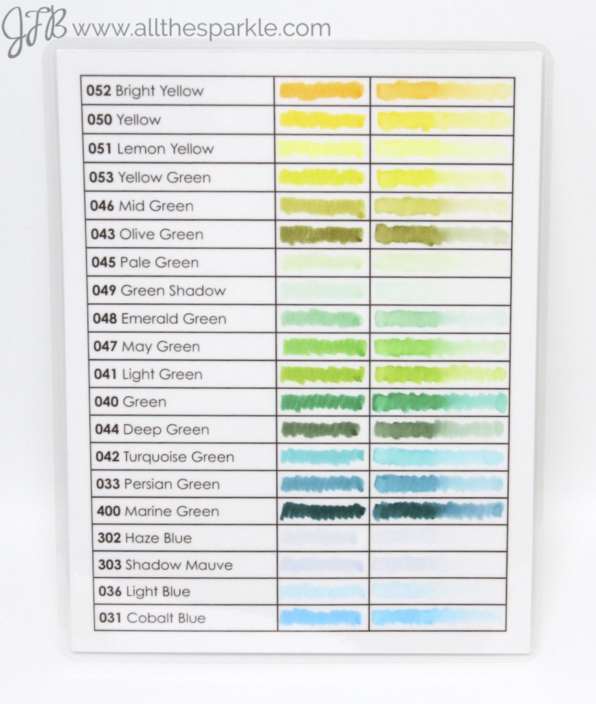 Zig Real Brush Printable Color Chart Zig Real Brush Printable Color Chart